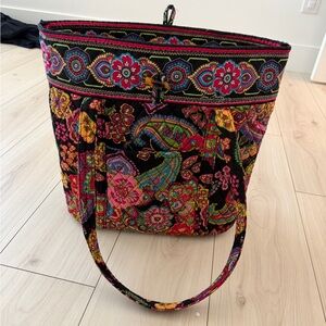 Vera Bradley Floral Paisley Tote Bag